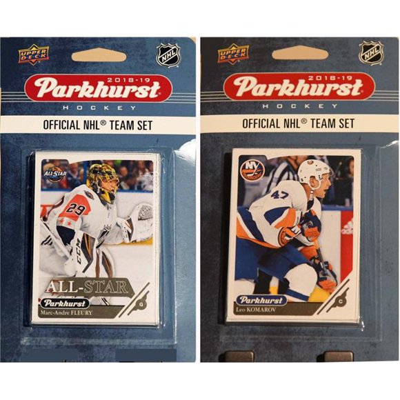 C&I Collectables 18ISLANDERSTS NHL New York Islanders 2018-19 Parkhurst Team Set & an All-star set