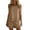 Brown, variant on Womens Eyelet Lace Ruffle Trim Sleeveless Cami and Shorts 2 Piece Lounge Set Dual Side Hand Pockets Drawstring Elastic High Waist Loose Relaxed Mini Sleep Casual Matching Outfit