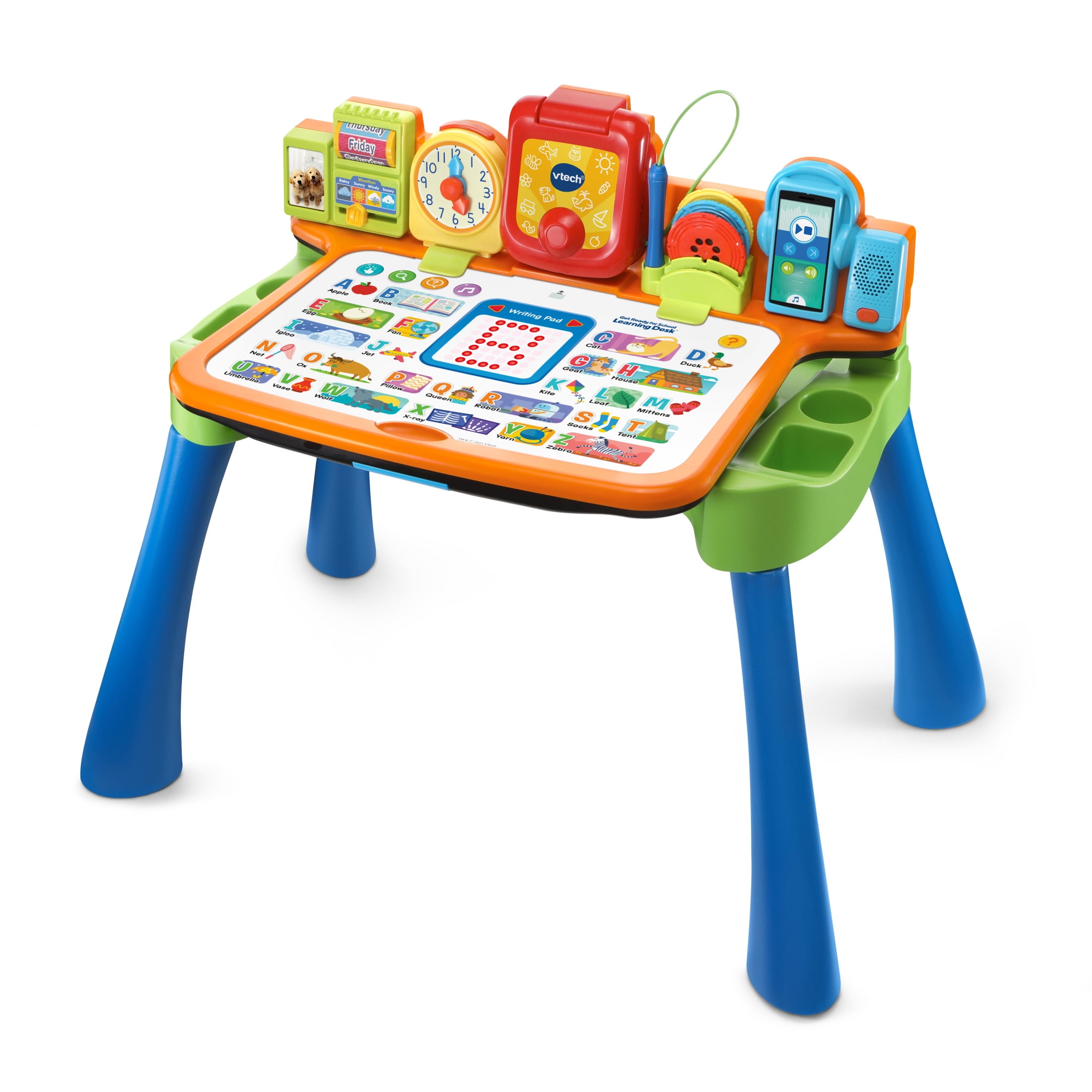 VTech Get Ready for School Learning Desk, Multicolor, 22" Tall, Infant and Toddler Toy, Walmart Exclusive