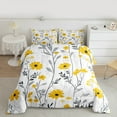 thumbnail image 2 of Castle Fairy Teenagers Spring Garden Flowers Bedding Comforter Set 2pcs,Vintage Chic Floral Twin Comforter Sets Microfiber,Grey Yellow Breathable Bedding Set,Breathable Home Decor,Reversible, 2 of 8