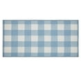 thumbnail image 2 of VHC Brands Annie Buffalo Check Blue Indoor Rug Rect 17x36, Polyester Area Rug, Accent Rug, Floor Decor, Annie Buffalo Check Collection, Rectangle 17x36, Dusk Blue, 2 of 5
