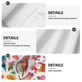 thumbnail image 7 of Yiaed Flowers Birds And Butterflies Print Coral Velvet Wipes Absorbent Wipes Cleaning Cloths Household Table and Dish Wiping Cloths, 7 of 7