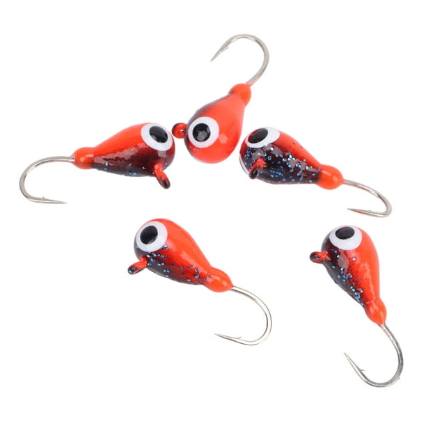 Ice Fishing Hooks,5 Pcs Ice Fishing Ice Fishing Jigs Set Ice Fishing Jigs  Kit Exceptional Reliability 