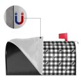 thumbnail image 5 of Xecao Black Tartan Plaid for Mailbox Cover with Magnetic Strips, Waterproof and Sunscreen, Adds a Decorative Touch to Your Garden Yard., 5 of 9