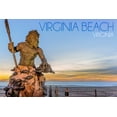 thumbnail image 5 of Virginia Beach, Virginia, King Neptune Statue, (12x18 Wrapped Canvas, Wall Decor, Artwork), 5 of 5