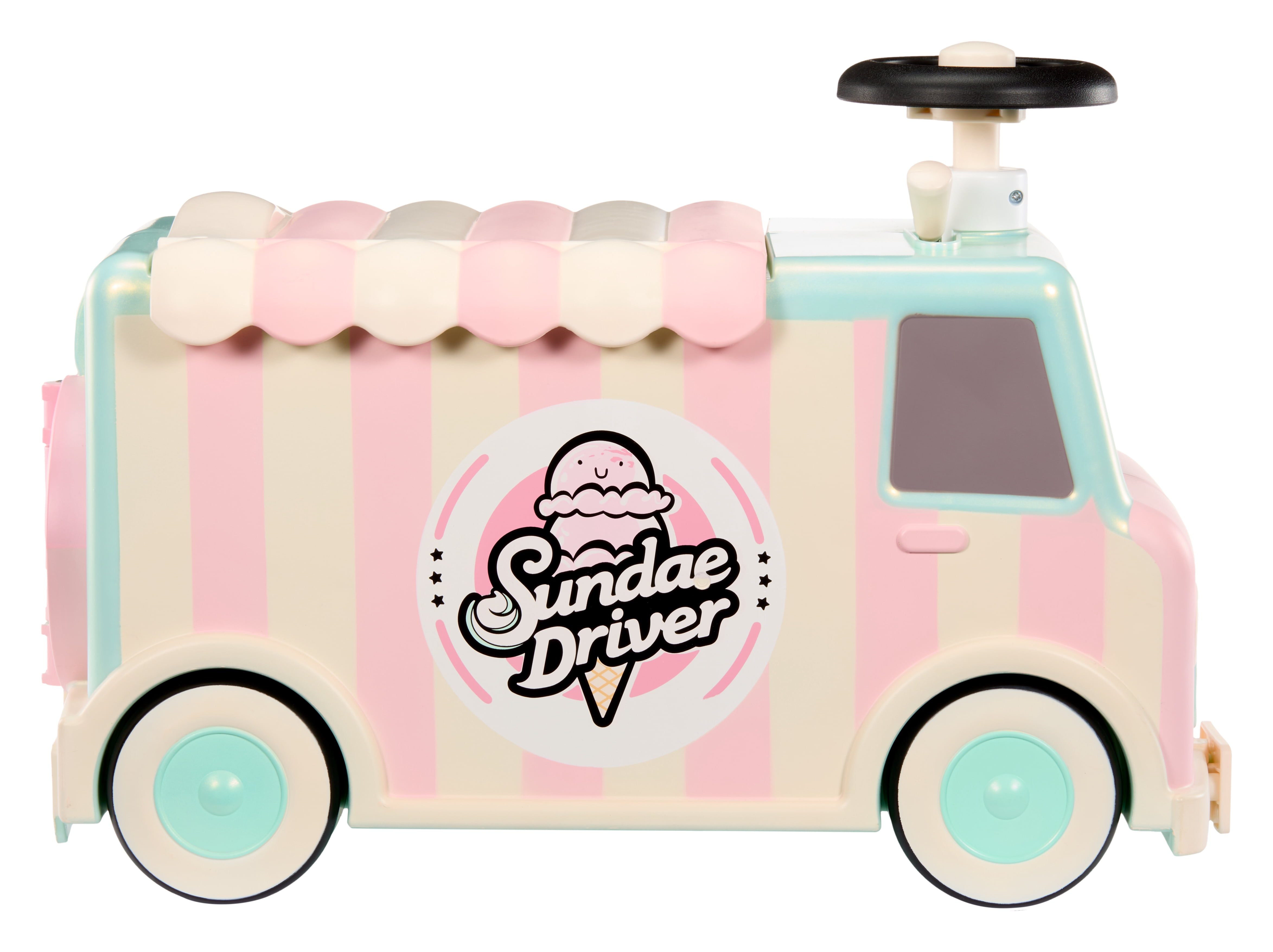 Little Tikes Sweet Spaces Ice Cream Scoot ‘n Serve Ride-On with Accessories