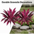 thumbnail image 5 of Artificial Tropical UV Resistant Large Outdoor Boston Ferns Potted Realistic Agave Hostas Greenery Patio Outside Shrubs Flower Grass Front Porch Decor (2/4/6Pcs), 5 of 10