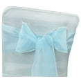 thumbnail image 1 of Darling Souvenir Pack Of 25 Organza Chair Sashes Bow Sash For Wedding & Events Supplies Party Decoration Chair Cover Sash - Colors Available, 1 of 4