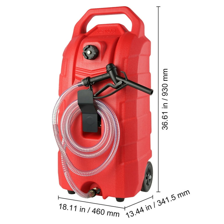 SKYSHALO JGC-16PD, 16 Gallon Fuel Caddy Portable Gas Storage