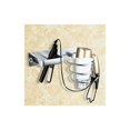 thumbnail image 2 of Soporte para secador de pelo, soporte de aluminio para secador de pelo y plancha, estante de almacenamiento para secador de pelo montado en la pared para baño, dormitorio, hotel, 2 of 5