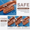 thumbnail image 5 of Gowill 6 Piece Luggage Sets,13/20/24/28 inch Hardside Lightweight ABS Suitcase With Expandable Duffle Bag (Sky Blue Tan), 5 of 15