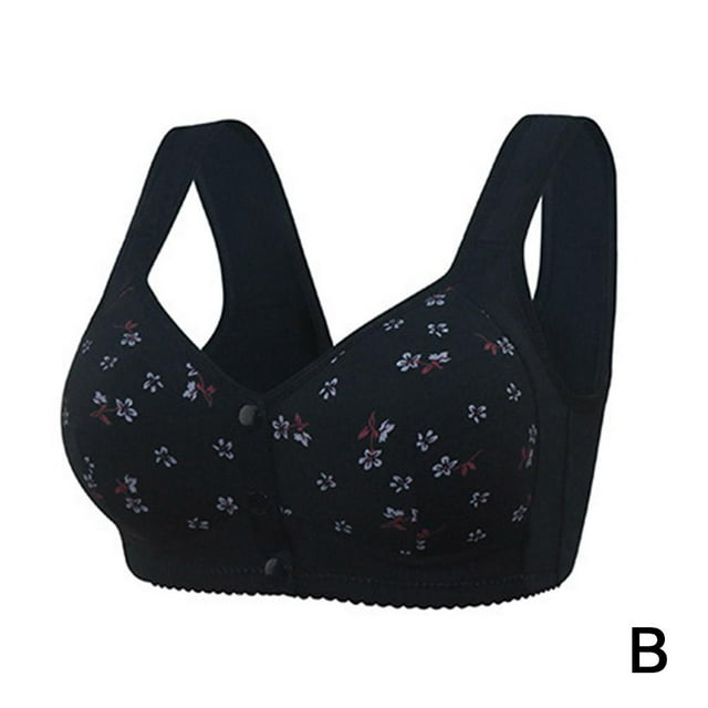 1X Bras For Women Charm Daisy Bra Front Snaps Comfortable Coverage 2023 J0B1