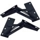thumbnail image 1 of Soporte elevador plegable de 80 grados, bisagras de resorte negras ampliamente utilizadas en elevadores de bisagras de sofá, bisagras de soporte de almacenamiento de muebles, 2 uds, 1 of 5