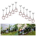 thumbnail image 4 of 10 Uds 1:100 Mini farolas lámpara de jardín en miniatura decoración accesorio de adorno Blanco cálido CUTICAT Luces de los ferrocarriles del tren, 4 of 8