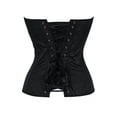 thumbnail image 5 of LELINTA Women's Vintage Jacquard With Pattern Lace Boned Overbust Corset Busiter Top Plus Size S-6XL, 5 of 7