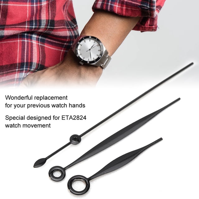 T41 Men Watch Hour Minute Second Hands Watch Fit For ETA2824 Movement
