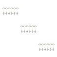 thumbnail image 4 of Guardoinrt 6pcs Hanging Cup Spoon Cat Coffee Spoon Stirring Teaspoon Portable Reusable Stainless Steel Tableware with Long Handle 3Set, 4 of 6