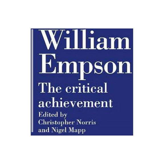 William Empson, (Hardcover)