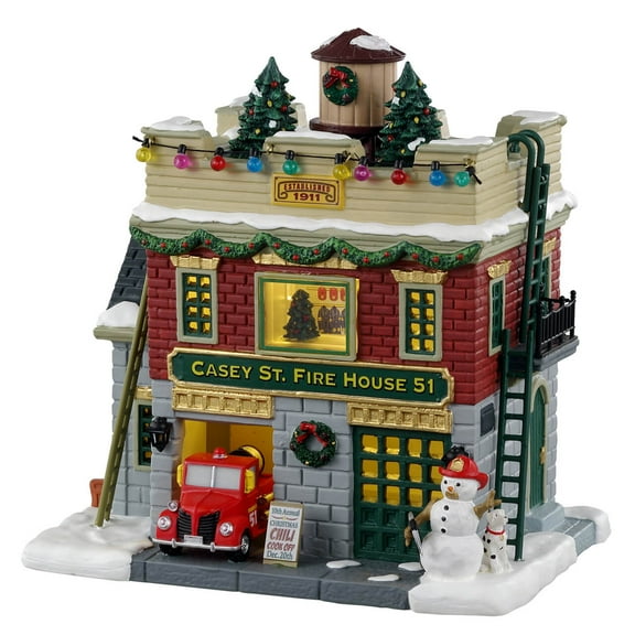 Lemax 35044 Casey St. Firehouse 51