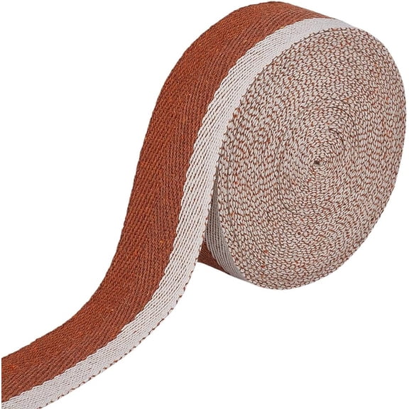 10.9 Yard Long Twill Tape 1.9 Inch Wide Carpet Binding Edge Bias Binding Webbing Ribbon Rug Tufting and Edge Binding