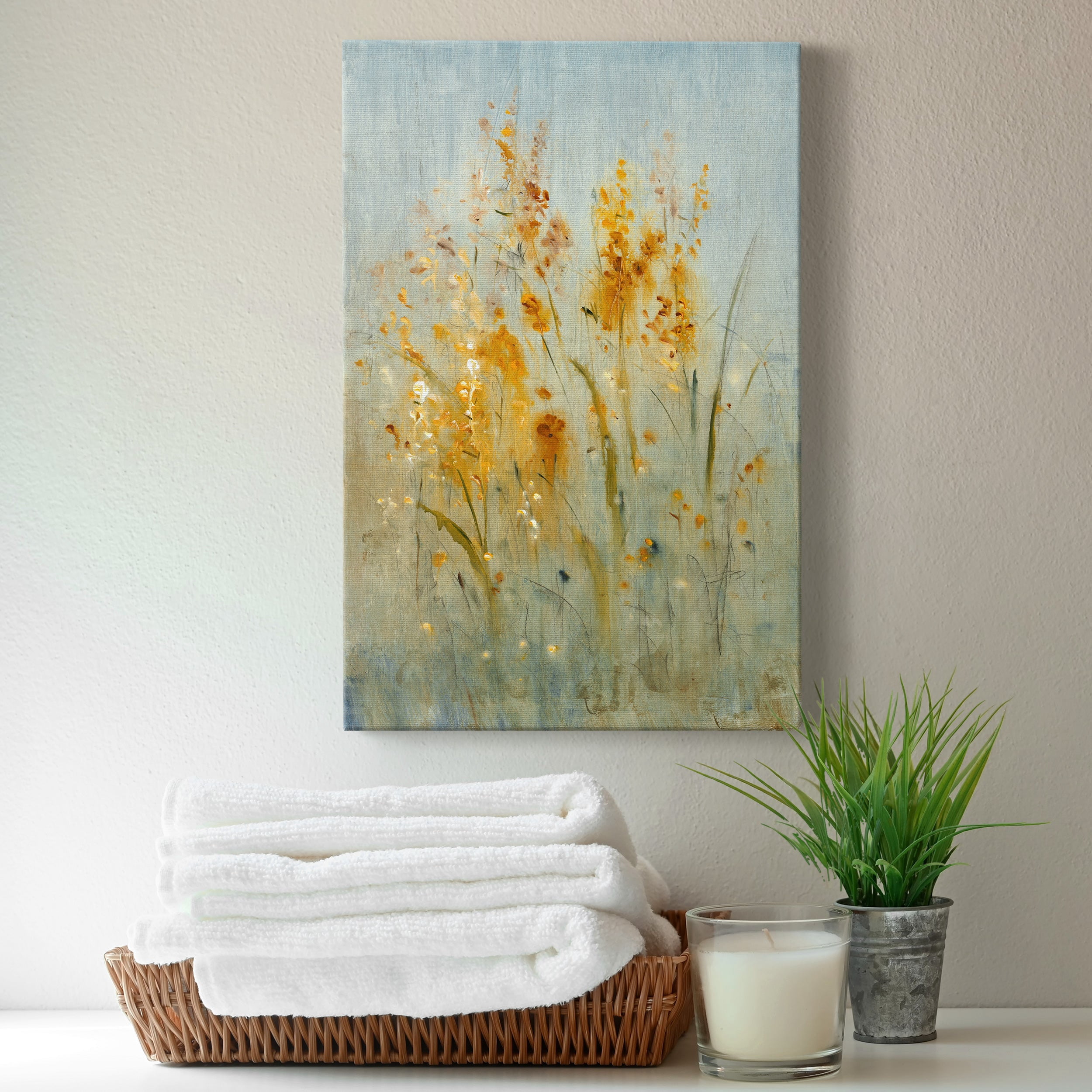 Spray of Wildflowers I Premium Gallery Wrapped Canvas - Ready to Hang