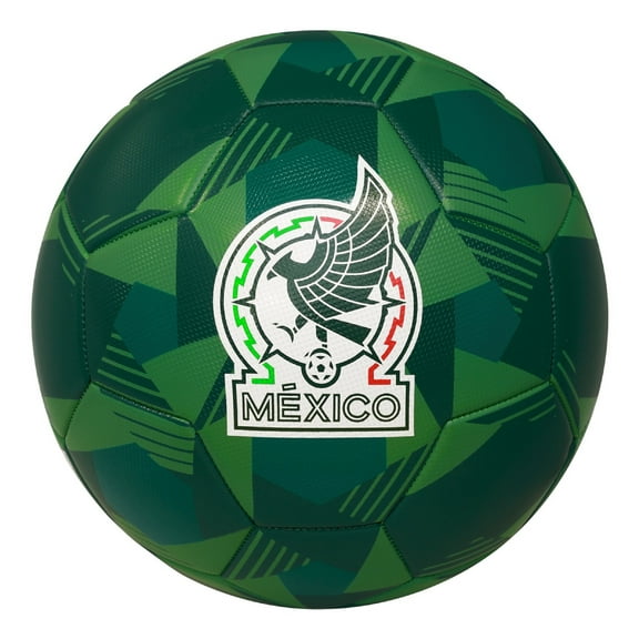 Icon Sports Official Licensed FMF Mexico Team Soccer Ball Prism Design - Green Size 5 Textured