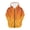 Orange Flame Pattern, variant on Boys Zip up Hoodies with Orange Flame Pattern, Pockets Casual Long Sleeve Hooded Coat for School Fall, Stretch Polyester Kids Full Zip Sweatshirt