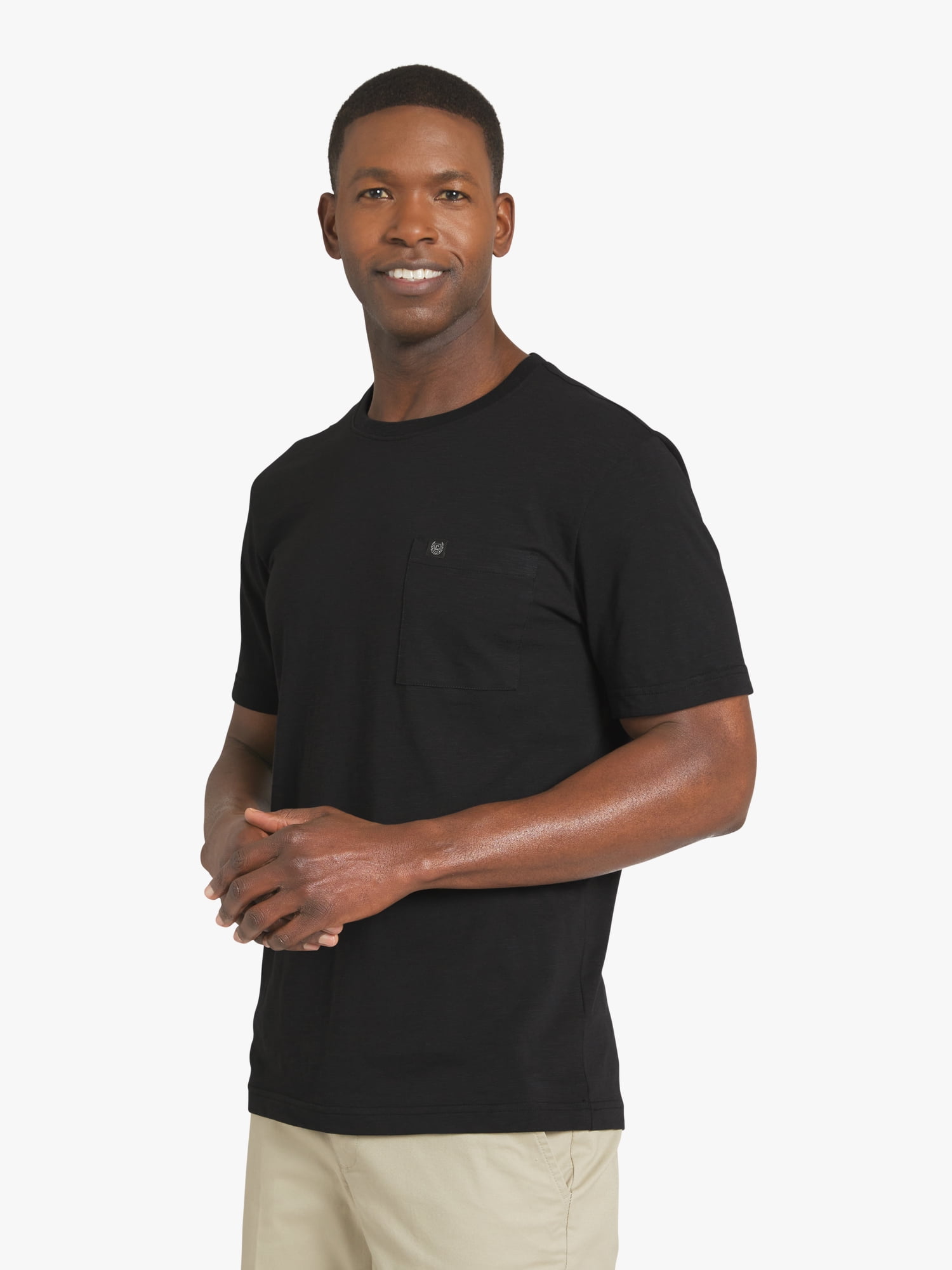 Chaps Men's & Big Men's Short Sleeve Slub Pocket T-Shirt, Sizes S-3XL
