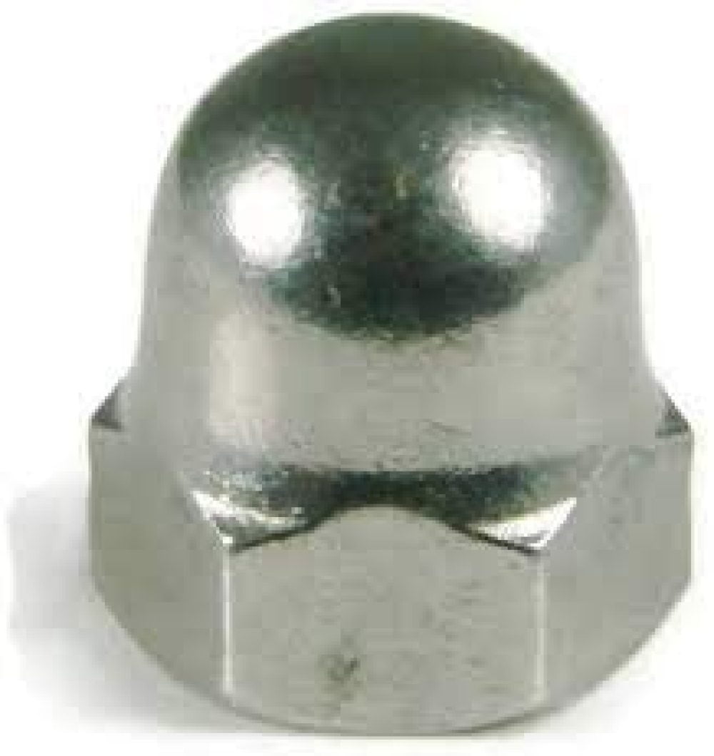 High Crown Cap Acorn Hex Nuts 18-8 Stainless Steel Tall Cap Nuts All Sizes+Qtys 