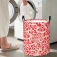 thumbnail image 5 of Sikiie Beef1 Print Round Dirty Clothes Basket, Waterproof Standing Foldable Storage Basket, for Laundry Room, Bedroom, Bathroom Storage-Small, 5 of 6