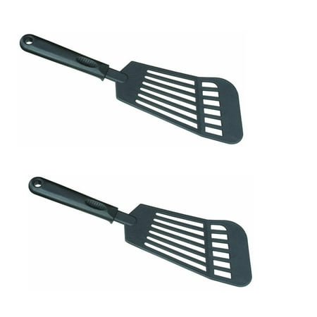 0907 Jumbo Slotted Turner, 2 Spatulas of High heat resistant to 410f/210c By