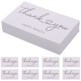 thumbnail image 1 of ATRISS 100 piezas Tarjeta de agradecimiento Tarjetas de felicitación Decoración comercial Compra al por mayor para Nota de agradecimiento, 1 of 6