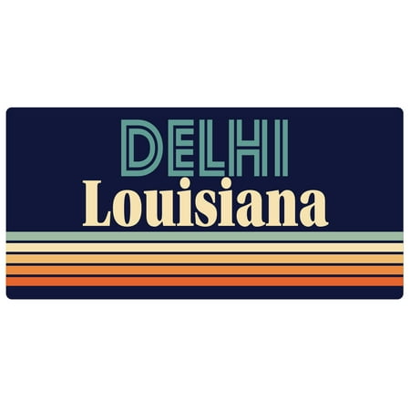 

Delhi Louisiana 5 x 2.5-Inch Fridge Magnet Retro Design