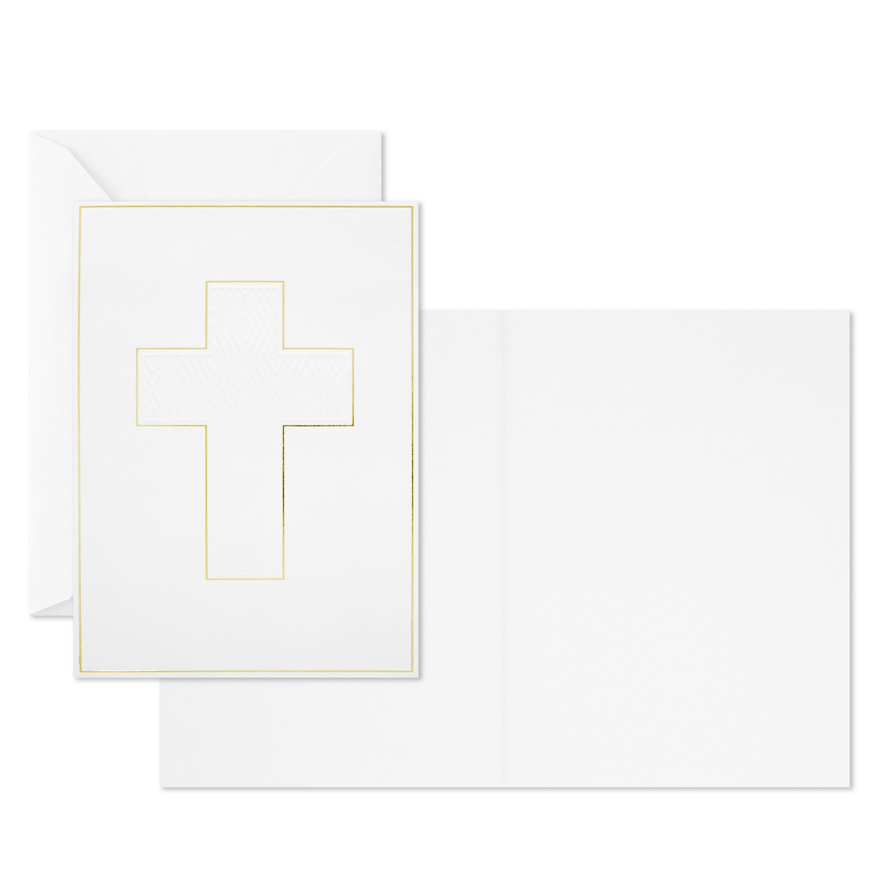 Hallmark Blank Notes (Simple Cross), Pack of 20