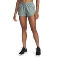 thumbnail image 1 of Pantalones cortos deportivos Under Armour Tech Play Up para mujer, color verde sílice, 1 of 3