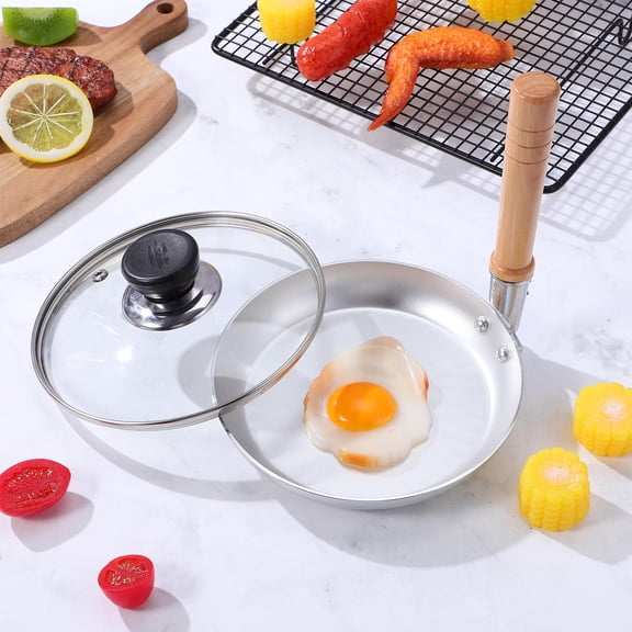 LOLIPPYY Japanese Tamagoyaki Pan with Handle for Perfect Rolled Omelets - Professional Chef Quality, 1 Set