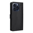 thumbnail image 3 of JTCASES Compatible with iPhone 15 Pro Max 6.7 inch Case Wallet Flip Folio Case [Kickstand] with RFID Blocking Card Holders [Shockproof] and Wrist Strap Phone Cover for Men Women Girls, Black, 3 of 8