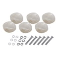 thumbnail image 4 of 6 Pieces Guitar Tuning Pegs Button Portable for Electric Guitar Folk Guitars Argent, 4 of 8