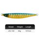 thumbnail image 3 of Pesca Metal Jig Placa de hierro Cuchara Cebos Duro Luminoso Señuelo de pesca en el mar biónico (Estilo B) Tmvgtek Para Estrenar, 3 of 3