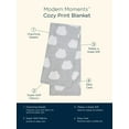 thumbnail image 4 of Modern Moments by Gerber Infant Baby Boy or Girl Unisex Soft Cozy Viscose Blanket, Gingham, 4 of 6