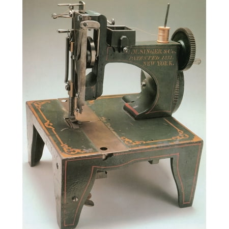Singer Sewing Machine Stretched Canvas - Science Source (18 x