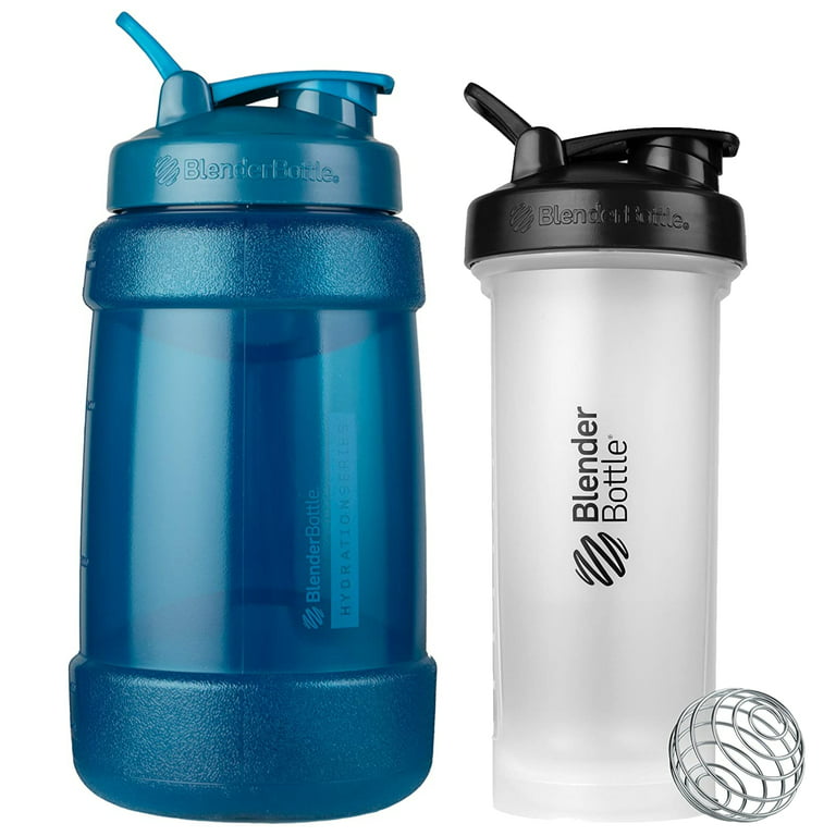 BlenderBottle Classic V2 Shaker Bottle for Protein Shakes, Pre Workout and  Hydration Extra Large 2.2 Liter Koda Water Jug 