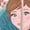 BLUSH, variant on Disney Frozen 2 - Circle Of Sisters Anna & Elsa - Juniors Cropped Pullover Hoodie