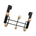 thumbnail image 1 of relayinert Versatile Metal Hooks Utilize Wall Space For Storage Easy To Pend Umbrellas/keys/backpacks Hanging black Six beads, 1 of 6