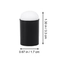 thumbnail image 2 of RUNROTOO 12Pcs Finger Paint Brush Black with Handle for Ink Chalk Art and Craft Applications, 2 of 8