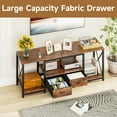 thumbnail image 6 of JAFUSI TV Stand with Drawer for 55 60 65 Inch TV, Modern Entertainment Center,Rustic Brown, 6 of 6