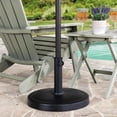 thumbnail image 3 of CHUANK Universel 30 lb Noir Lourd Ciment Rempli Parasol Base, 3 of 4