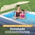 thumbnail image 4 of H2OGO! 8 Foot 4 Inch by 70 Inch Summer Bliss Shaded Inflatable Pool, 4 of 8