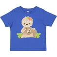thumbnail image 3 of Inktastic Sloth Mom with Baby Sloth and Flowers Boys or Girls Toddler T-Shirt, 3 of 5