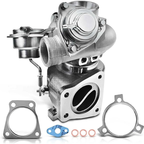 A-Premium Complete Turbo Turbocharger Kit, with Wastegate Actuator & Gasket, Compatible with Volvo S40/V40 2000 2001 2002 2003 2004, 1.9L, Replace# 4937706251, 4937706252